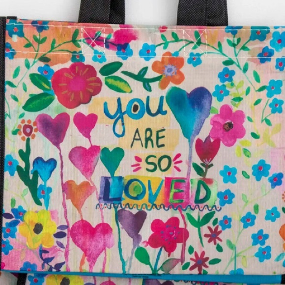 3/$15 NEW reusable you are so loved happy bag - Picture 2 of 5